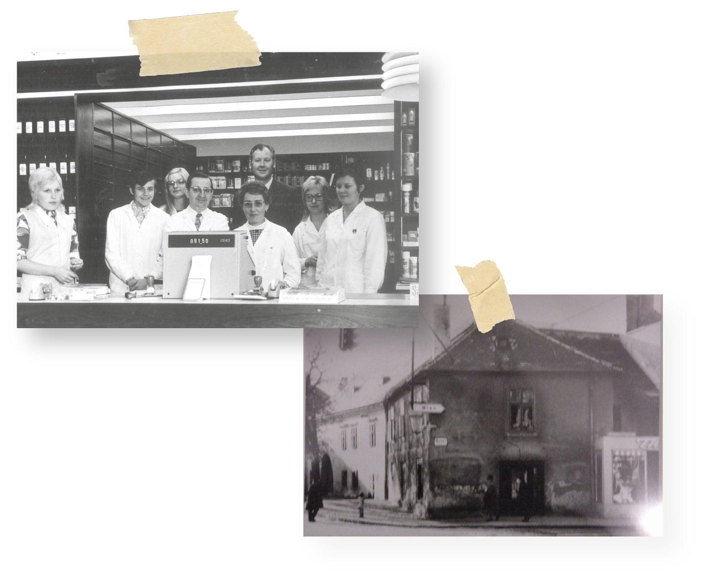 Familie Job, Job Apotheke, Familienbetrieb, Die alte Marienapotheke in Eisenstadt