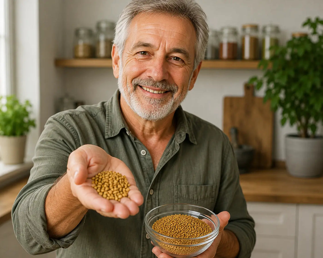 Bockshornkleesamen: Natürliche Vitalität nach 60