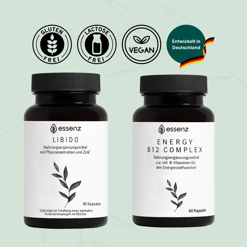 Energie & Ausdauer Bundle – Libido Kapseln & Energy B12 Complex