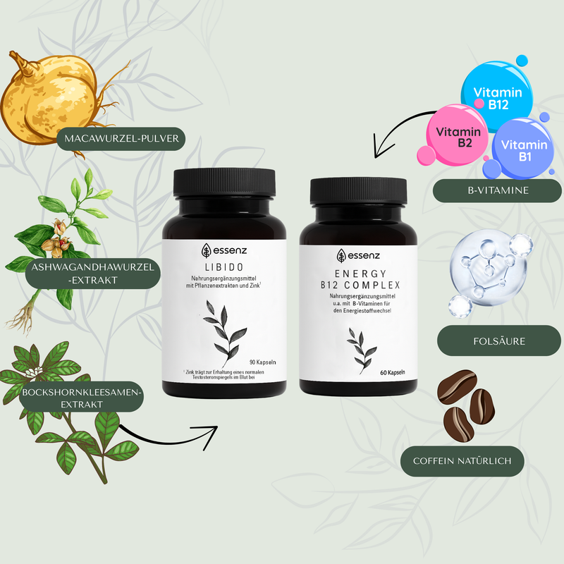 Ulis Favoriten – Libido Kapseln & Energy B12 Complex
