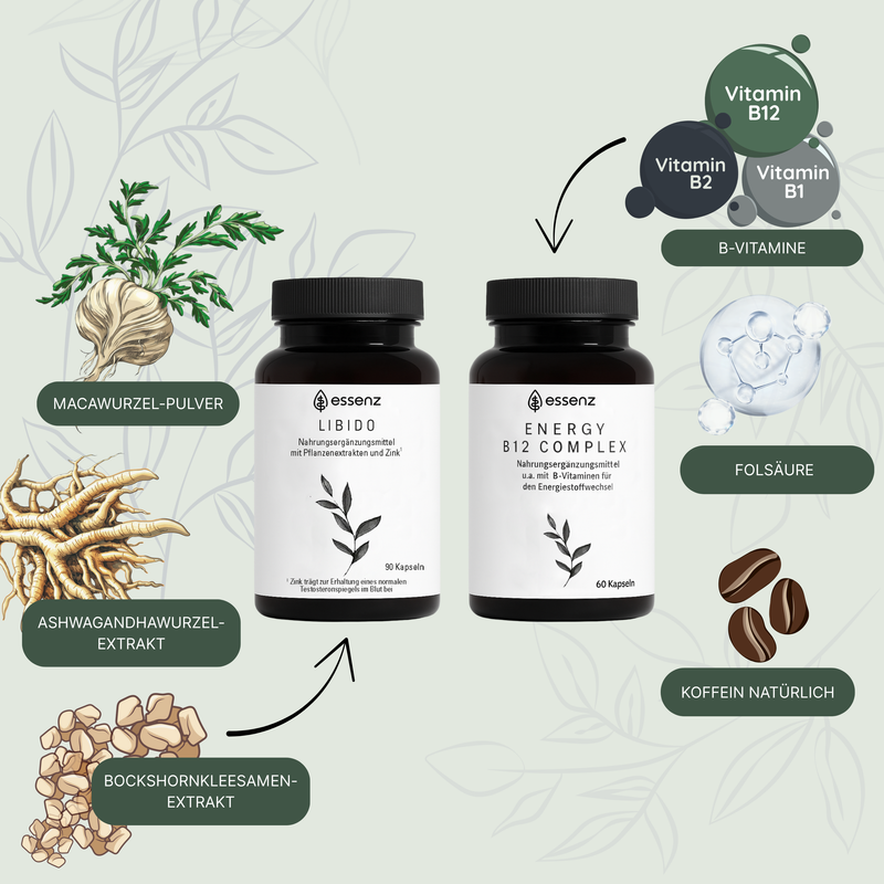 Ulis Favoriten – Libido Kapseln & Energy B12 Complex