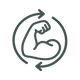 Muskeln & Erholung Kategorie Illustration