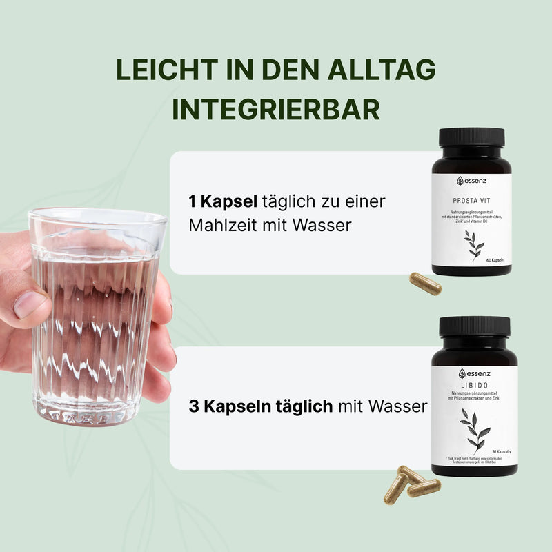Active Man Bundle – Prosta Vit Kapseln & 2 x Libido Kapseln