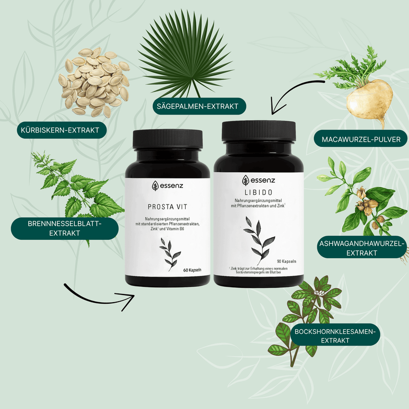Active Man Bundle – Prosta Vit Kapseln & 2 x Libido Kapseln