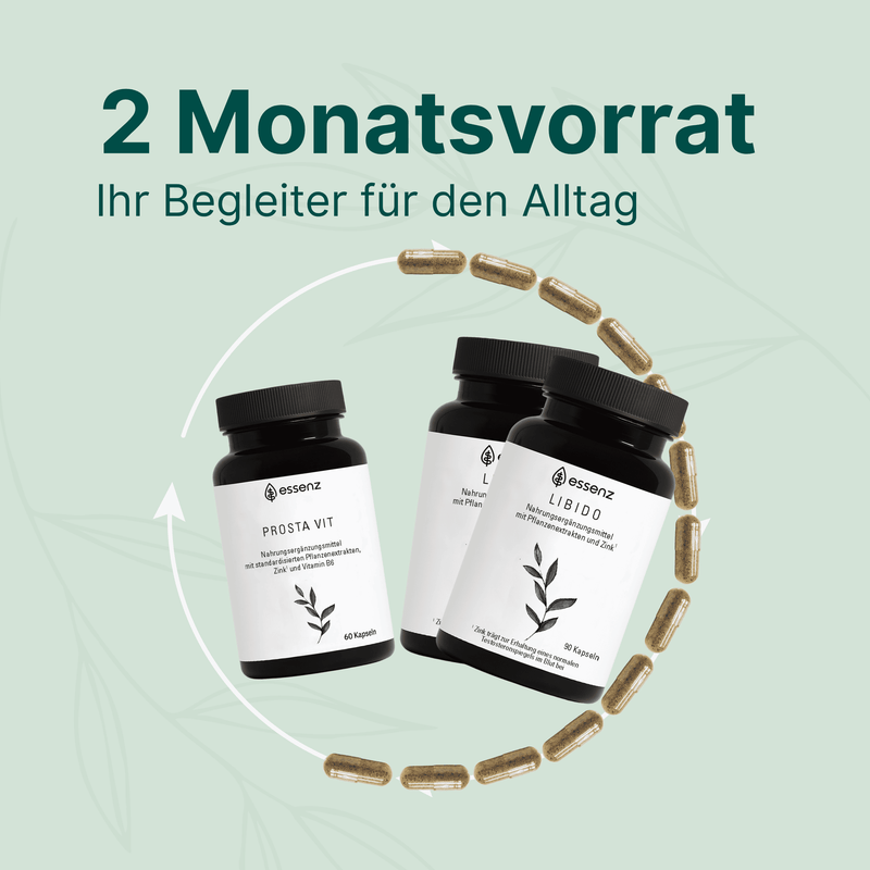 Active Man Bundle – Prosta Vit Kapseln & 2 x Libido Kapseln