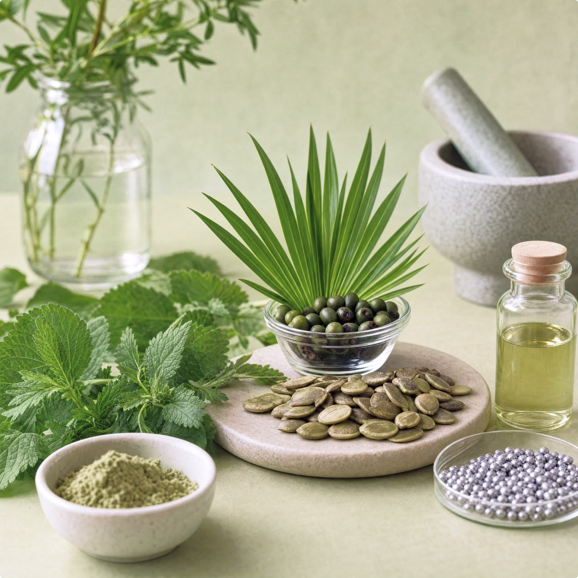 Pflanzliche Rohstoffe der ESSENZ Rezeptur